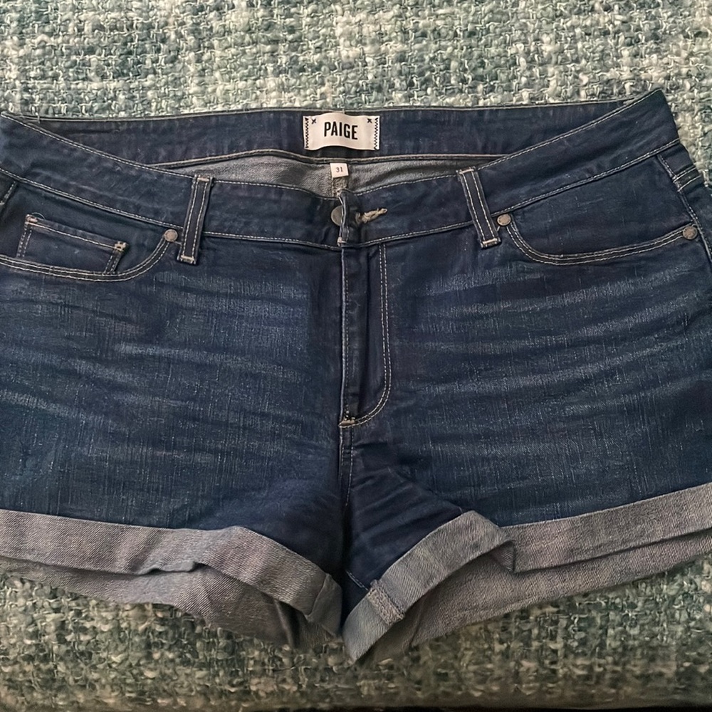 Paige Denim Shorts Hardly Worn Size 31